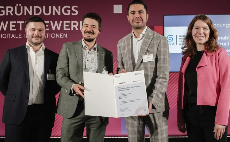 SWIS gewinnt den Gründungswettbewerb – Digitale Innovationen 2024 in der Kategorie Bauingenieurwesen