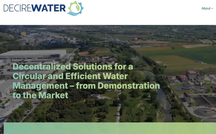 Die Homepage des DECIRE-WATER Projekts ist live!