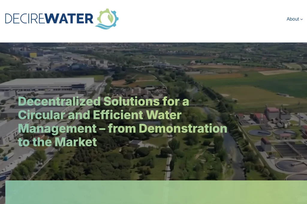 The DECIRE-WATER homepage just went live!